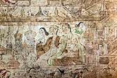 Bagan Myanmar. Paintings of the circumambulatory corridor of the Sulamani temple. 